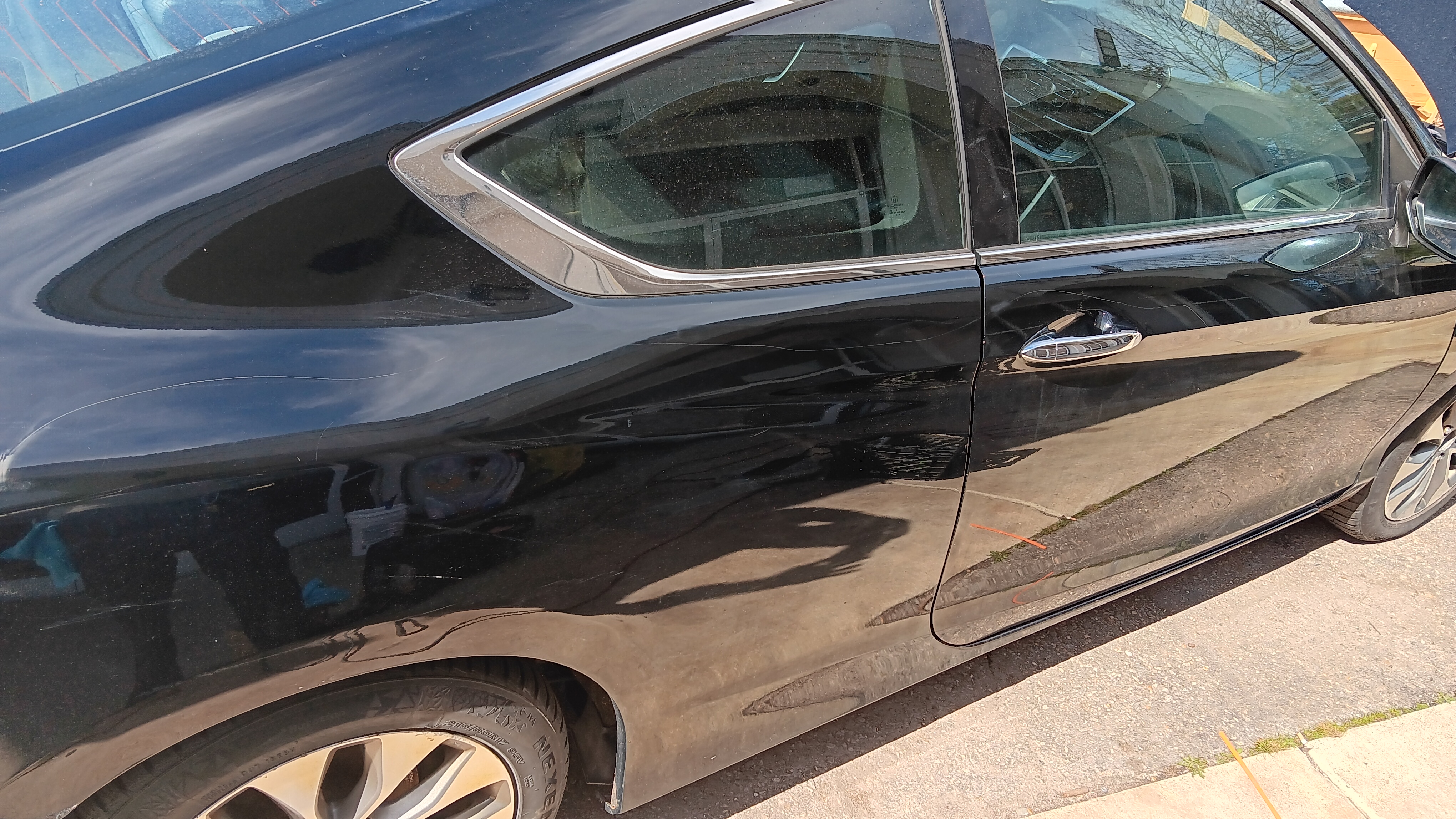 Paint correction and polishing Honda Accord in Virginia Beach — Before